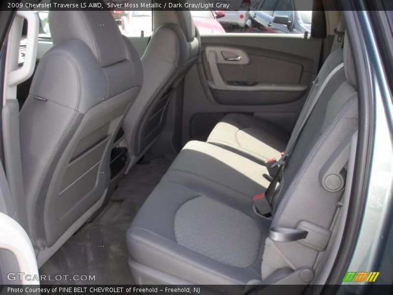 Silver Moss Metallic / Dark Gray/Light Gray 2009 Chevrolet Traverse LS AWD
