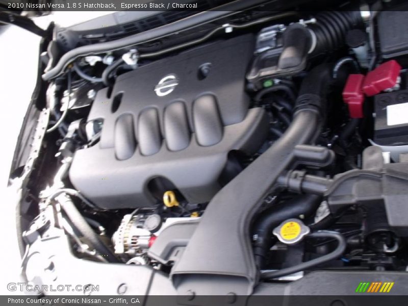 Espresso Black / Charcoal 2010 Nissan Versa 1.8 S Hatchback