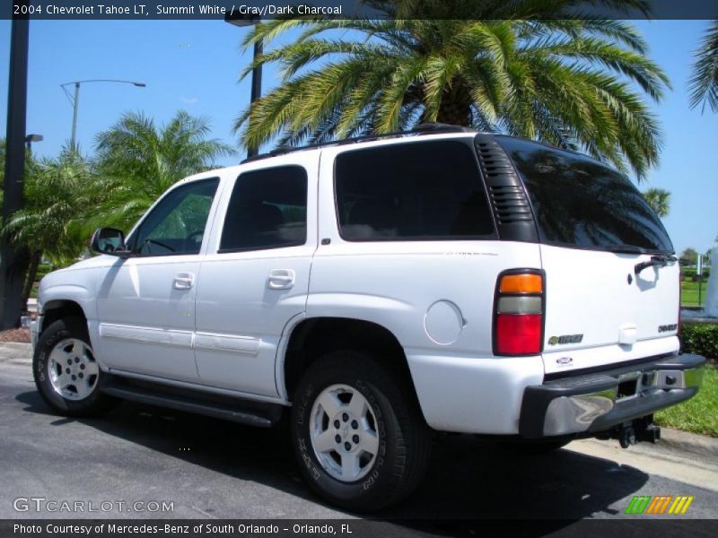 Summit White / Gray/Dark Charcoal 2004 Chevrolet Tahoe LT