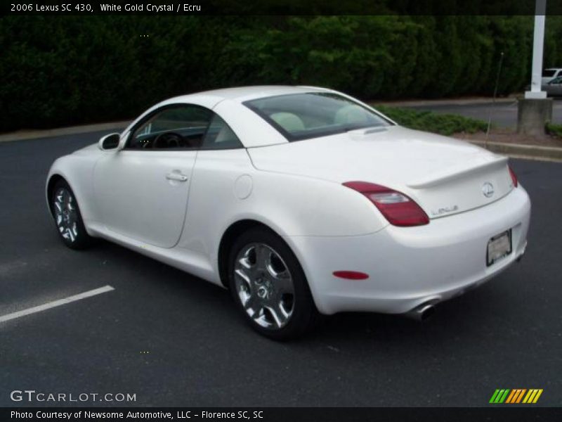 White Gold Crystal / Ecru 2006 Lexus SC 430