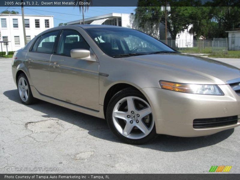 Desert Mist Metallic / Ebony 2005 Acura TL 3.2