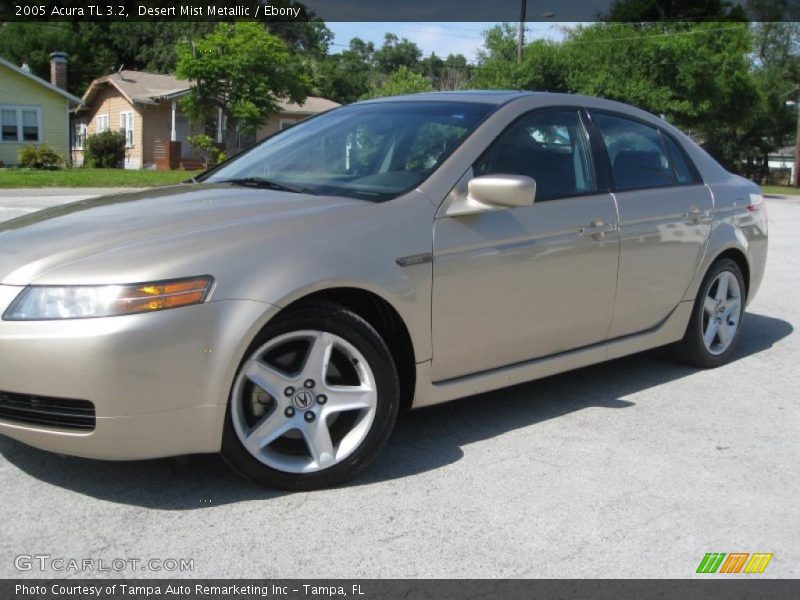 Desert Mist Metallic / Ebony 2005 Acura TL 3.2