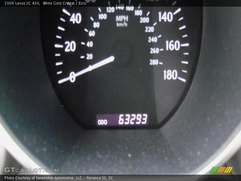White Gold Crystal / Ecru 2006 Lexus SC 430