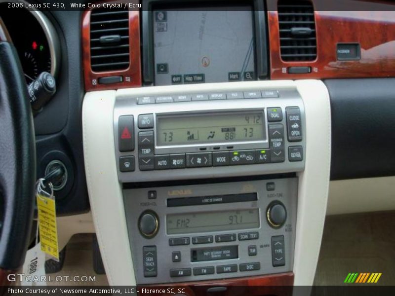 White Gold Crystal / Ecru 2006 Lexus SC 430