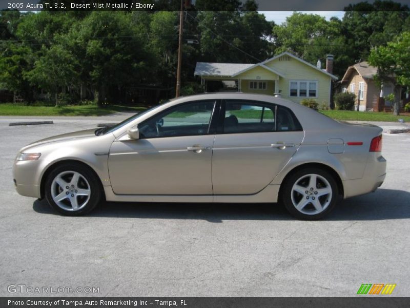Desert Mist Metallic / Ebony 2005 Acura TL 3.2