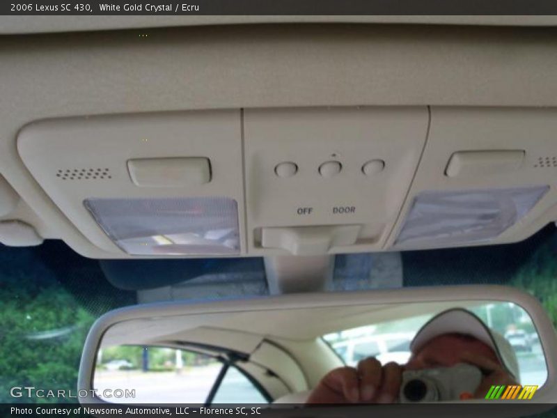 White Gold Crystal / Ecru 2006 Lexus SC 430