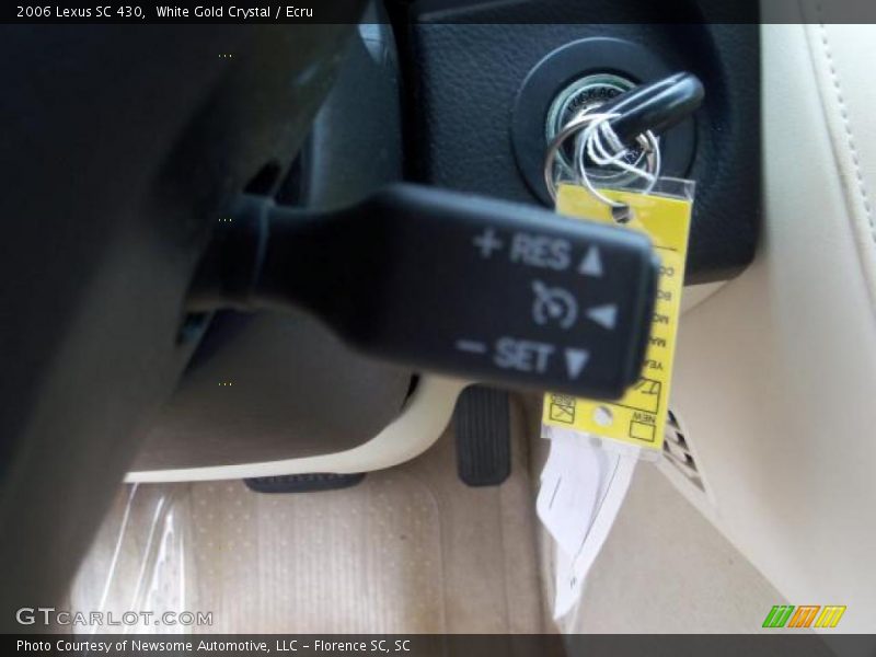 White Gold Crystal / Ecru 2006 Lexus SC 430