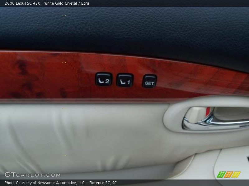 White Gold Crystal / Ecru 2006 Lexus SC 430