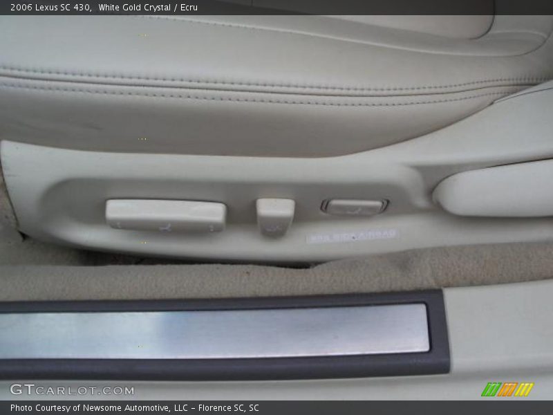 White Gold Crystal / Ecru 2006 Lexus SC 430