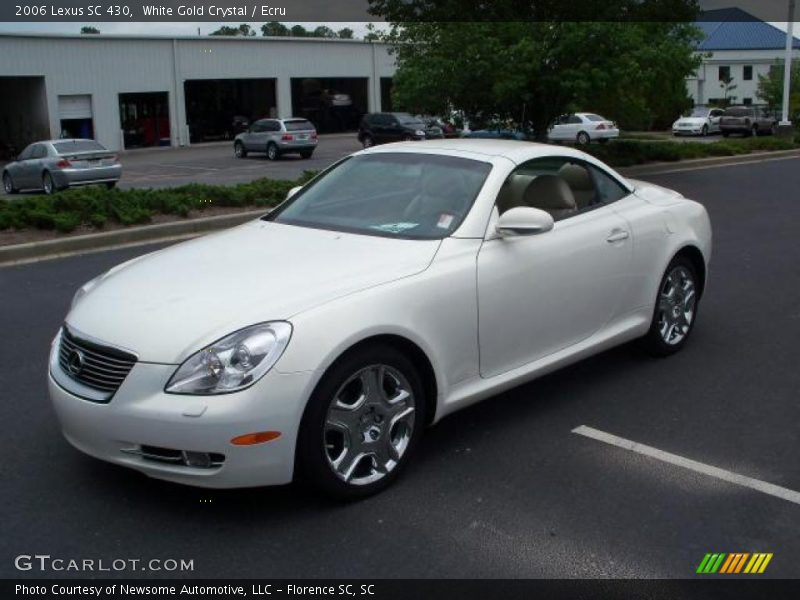 White Gold Crystal / Ecru 2006 Lexus SC 430