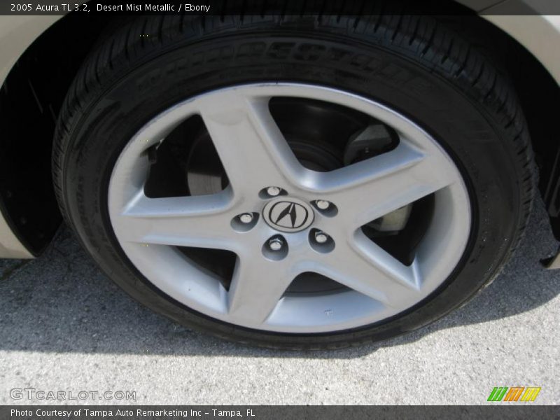Desert Mist Metallic / Ebony 2005 Acura TL 3.2