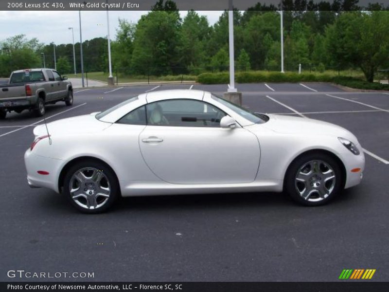 White Gold Crystal / Ecru 2006 Lexus SC 430