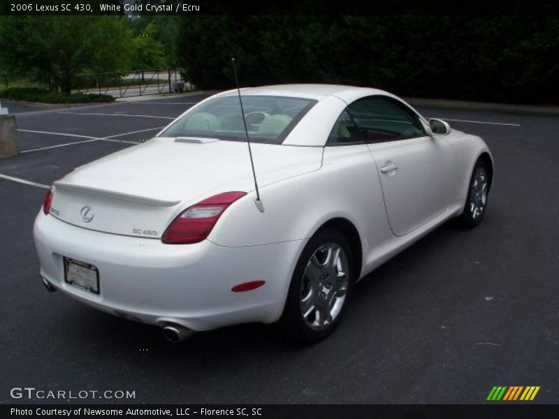 White Gold Crystal / Ecru 2006 Lexus SC 430