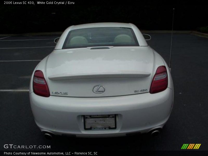 White Gold Crystal / Ecru 2006 Lexus SC 430