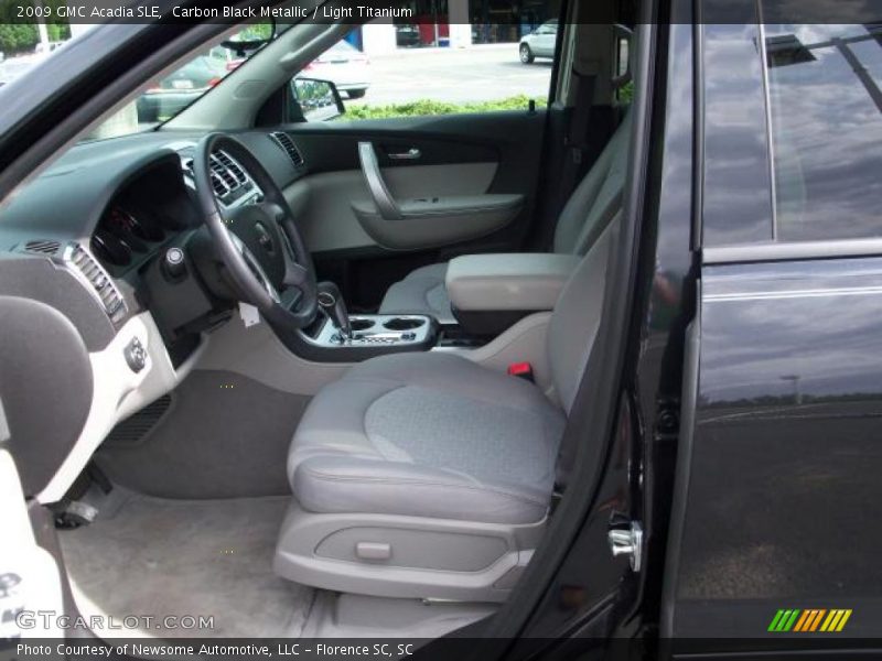 Carbon Black Metallic / Light Titanium 2009 GMC Acadia SLE