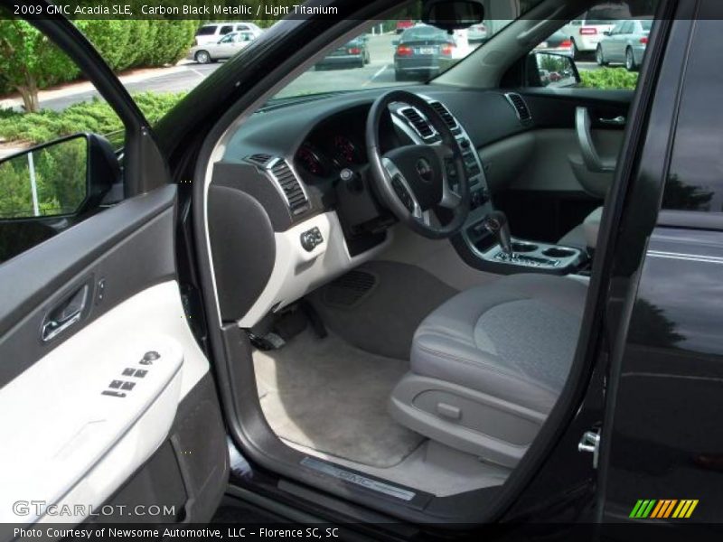 Carbon Black Metallic / Light Titanium 2009 GMC Acadia SLE