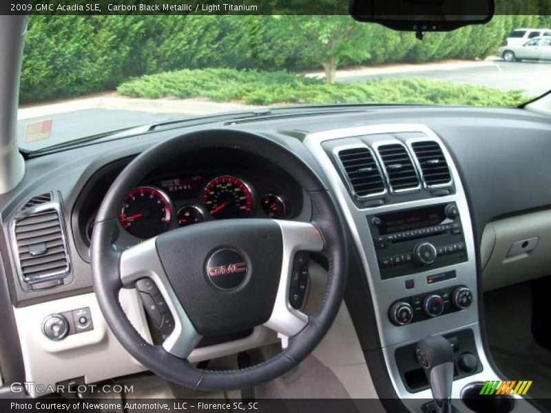 Carbon Black Metallic / Light Titanium 2009 GMC Acadia SLE