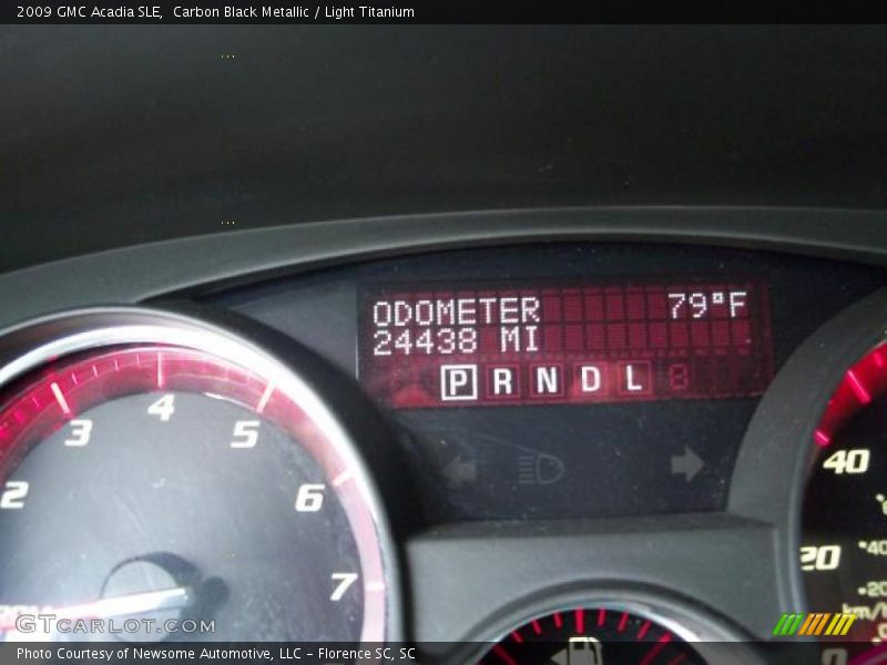 Carbon Black Metallic / Light Titanium 2009 GMC Acadia SLE