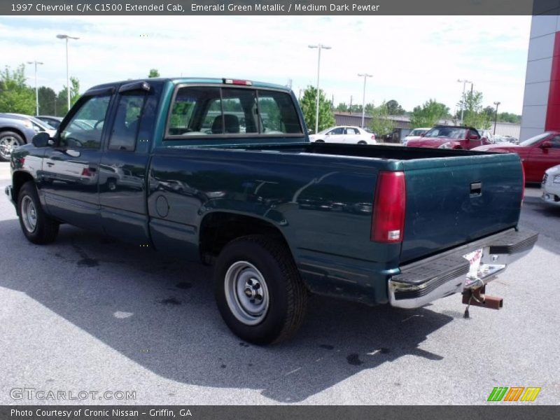 Emerald Green Metallic / Medium Dark Pewter 1997 Chevrolet C/K C1500 Extended Cab