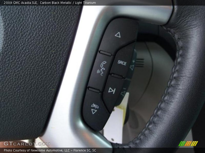 Carbon Black Metallic / Light Titanium 2009 GMC Acadia SLE