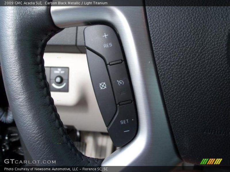 Carbon Black Metallic / Light Titanium 2009 GMC Acadia SLE