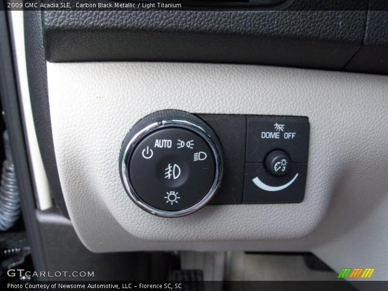 Carbon Black Metallic / Light Titanium 2009 GMC Acadia SLE