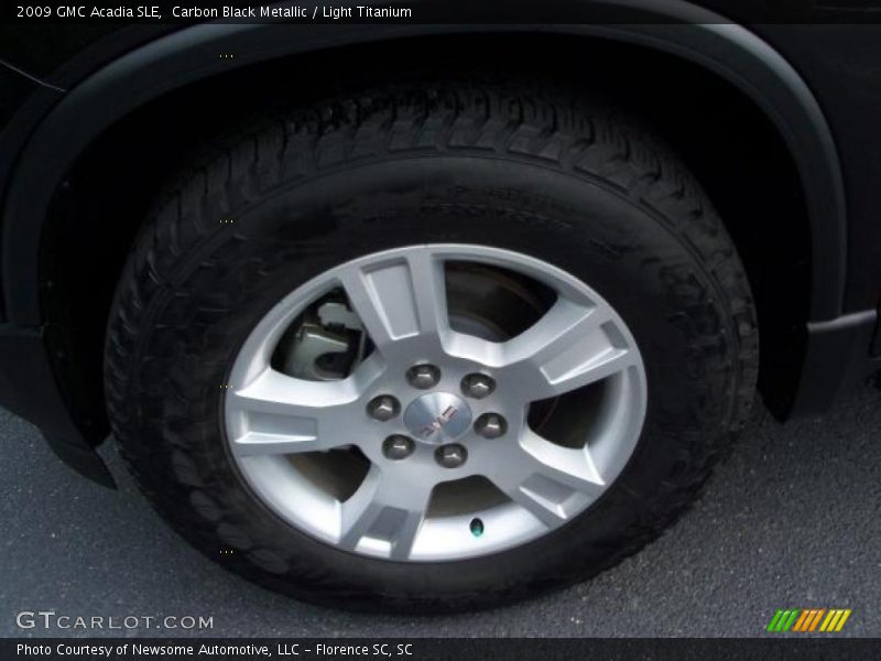 Carbon Black Metallic / Light Titanium 2009 GMC Acadia SLE