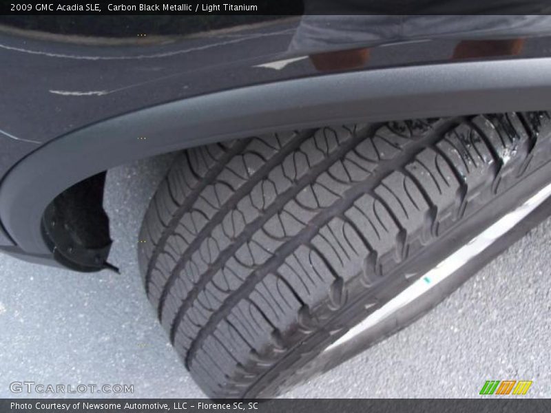 Carbon Black Metallic / Light Titanium 2009 GMC Acadia SLE