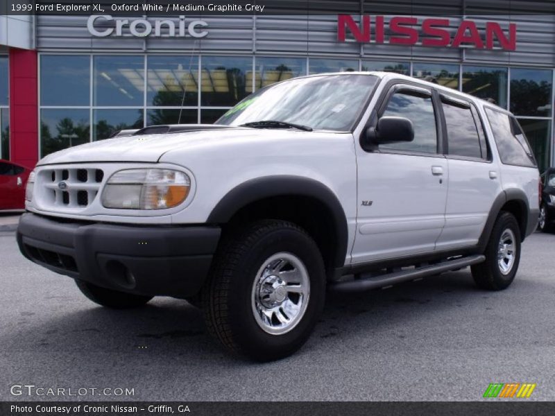 Oxford White / Medium Graphite Grey 1999 Ford Explorer XL