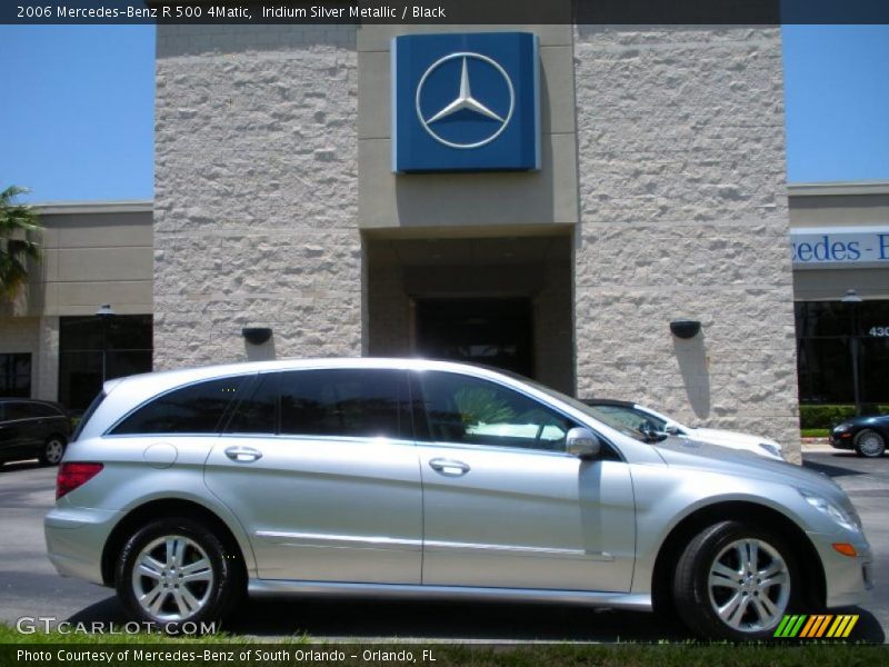 Iridium Silver Metallic / Black 2006 Mercedes-Benz R 500 4Matic