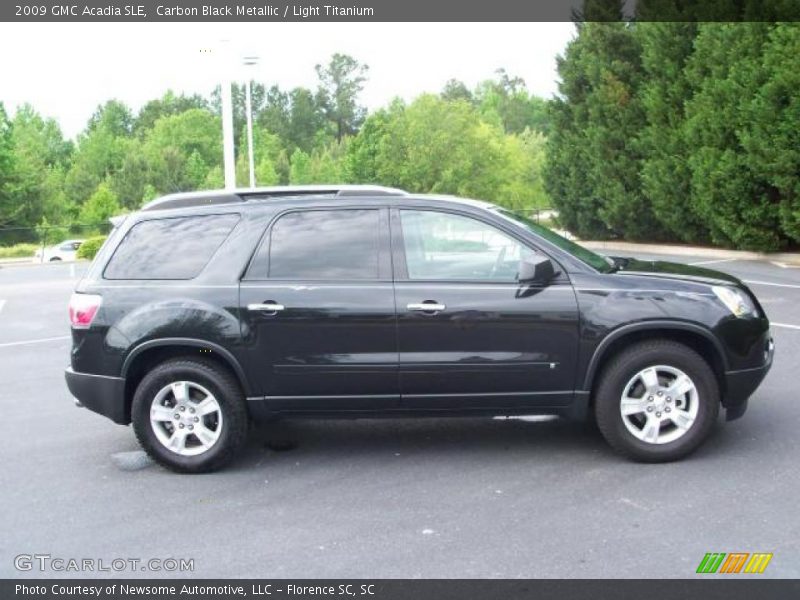 Carbon Black Metallic / Light Titanium 2009 GMC Acadia SLE