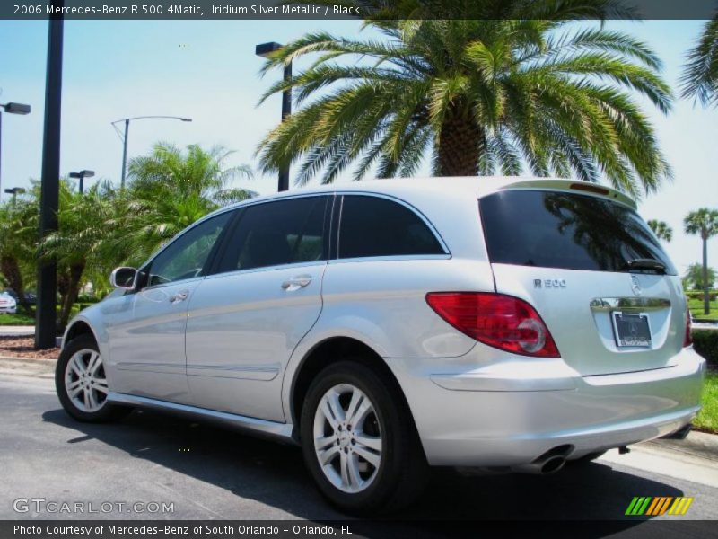 Iridium Silver Metallic / Black 2006 Mercedes-Benz R 500 4Matic