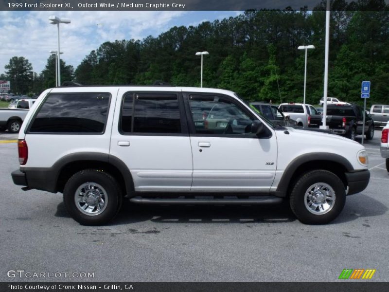 Oxford White / Medium Graphite Grey 1999 Ford Explorer XL