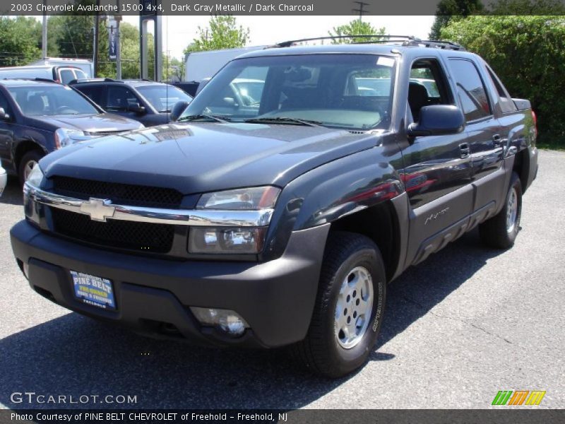 Dark Gray Metallic / Dark Charcoal 2003 Chevrolet Avalanche 1500 4x4