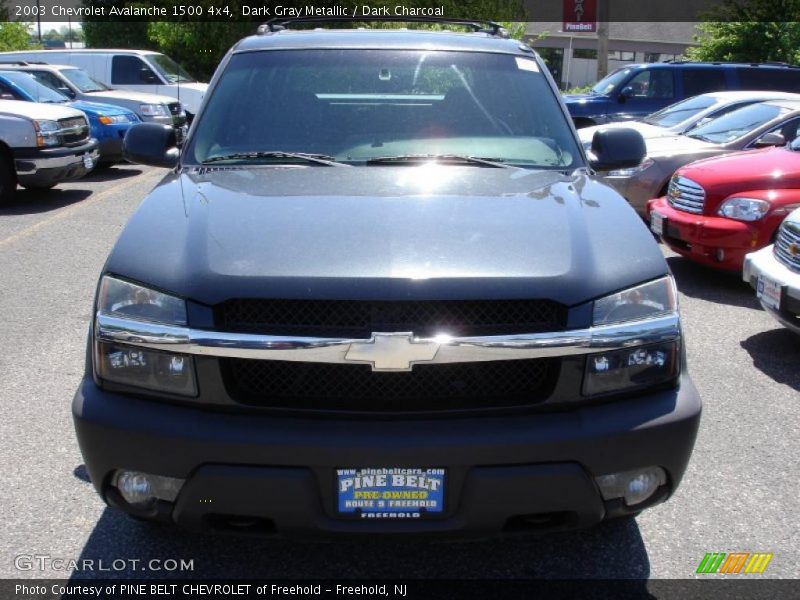 Dark Gray Metallic / Dark Charcoal 2003 Chevrolet Avalanche 1500 4x4