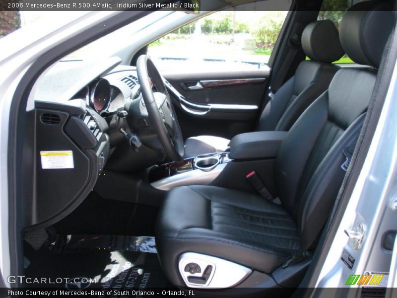 Iridium Silver Metallic / Black 2006 Mercedes-Benz R 500 4Matic