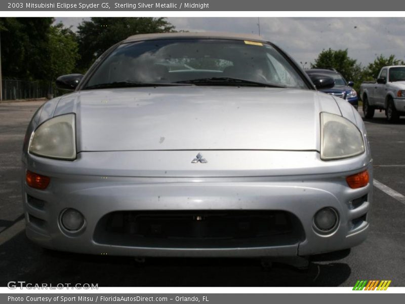 Sterling Silver Metallic / Midnight 2003 Mitsubishi Eclipse Spyder GS