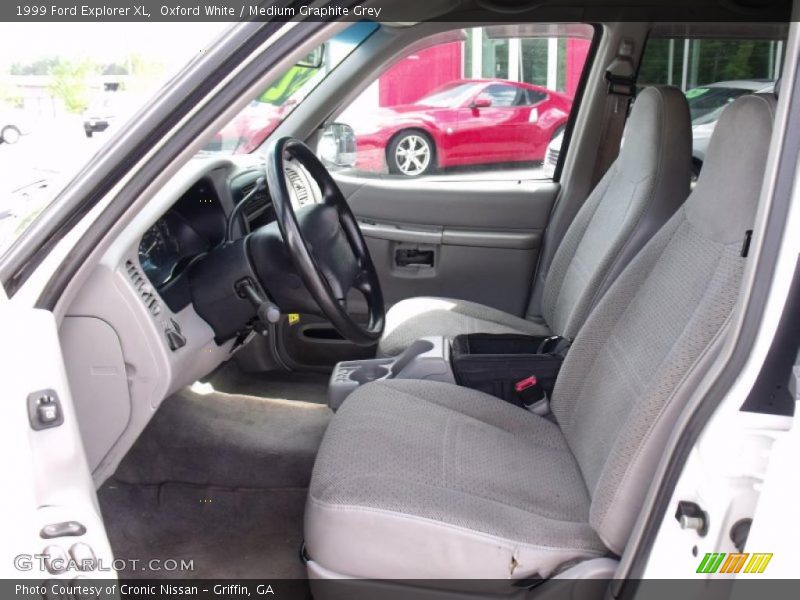 Oxford White / Medium Graphite Grey 1999 Ford Explorer XL