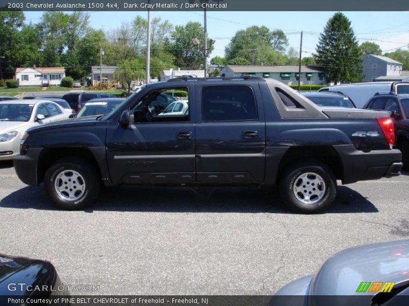 Dark Gray Metallic / Dark Charcoal 2003 Chevrolet Avalanche 1500 4x4