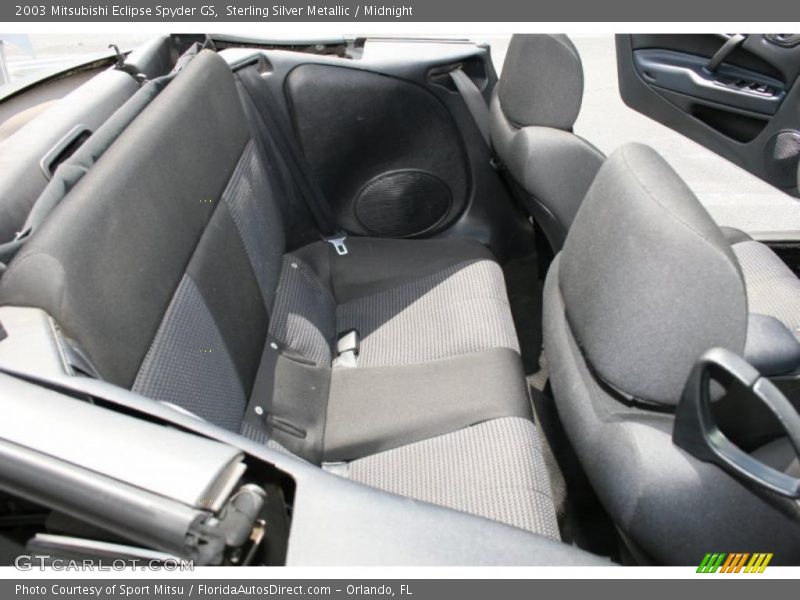 Sterling Silver Metallic / Midnight 2003 Mitsubishi Eclipse Spyder GS