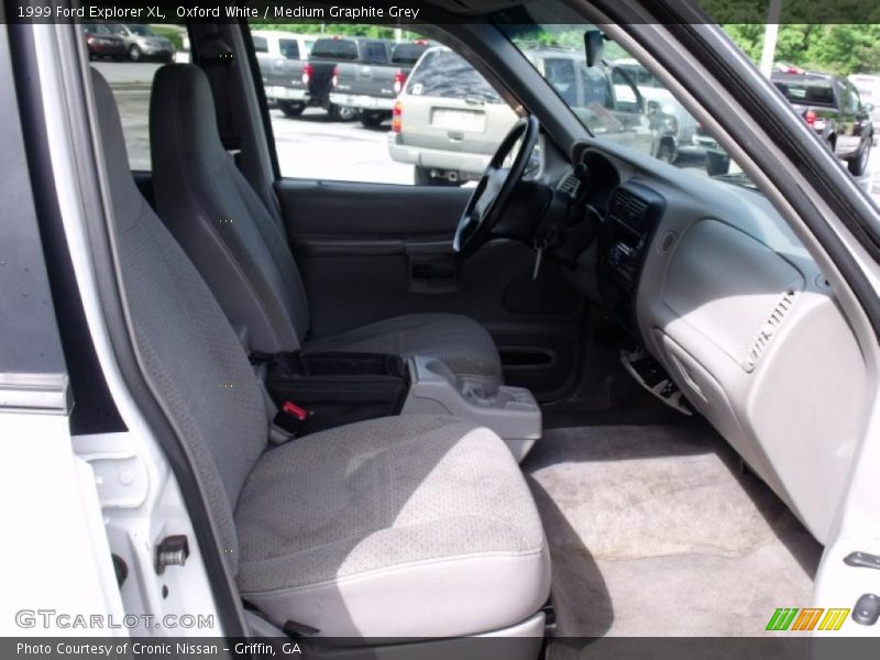 Oxford White / Medium Graphite Grey 1999 Ford Explorer XL