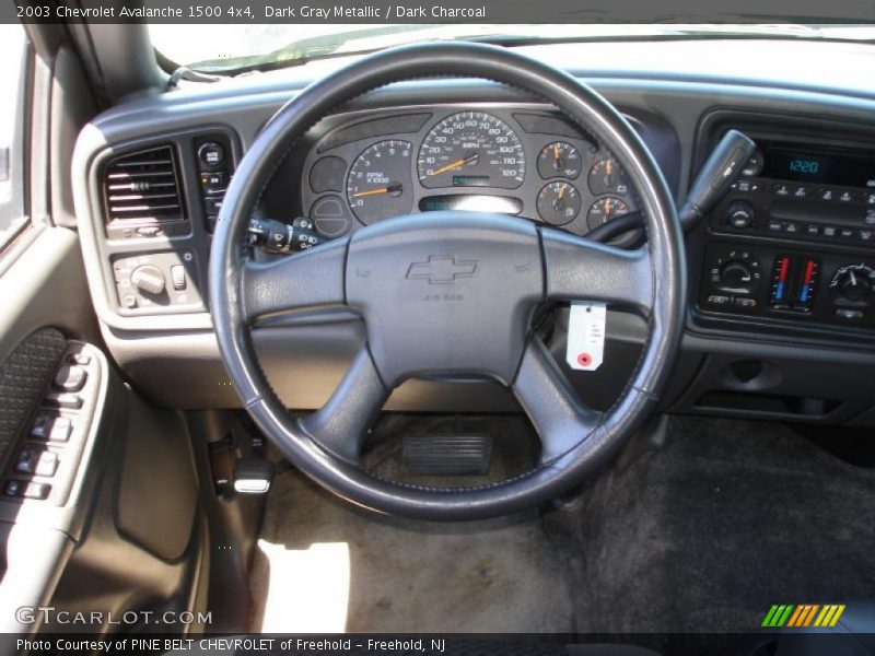 Dark Gray Metallic / Dark Charcoal 2003 Chevrolet Avalanche 1500 4x4