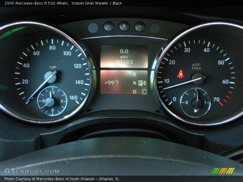 Iridium Silver Metallic / Black 2006 Mercedes-Benz R 500 4Matic