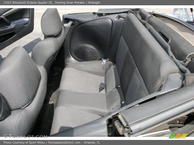 Sterling Silver Metallic / Midnight 2003 Mitsubishi Eclipse Spyder GS
