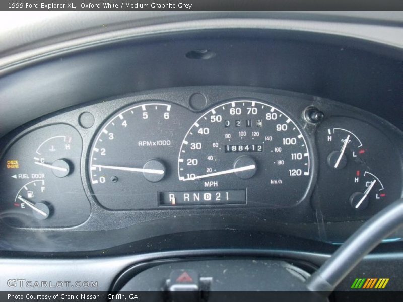 Oxford White / Medium Graphite Grey 1999 Ford Explorer XL