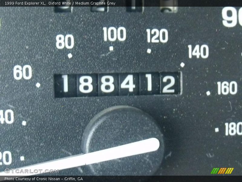 Oxford White / Medium Graphite Grey 1999 Ford Explorer XL