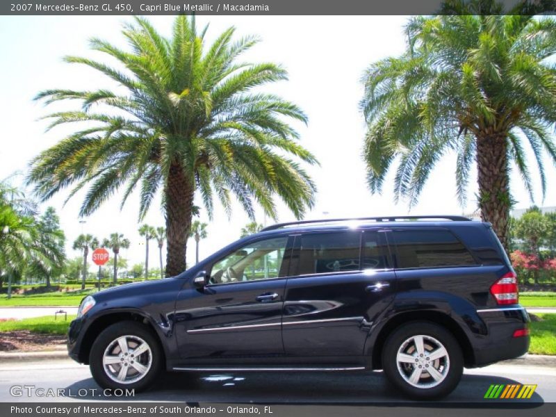 Capri Blue Metallic / Macadamia 2007 Mercedes-Benz GL 450