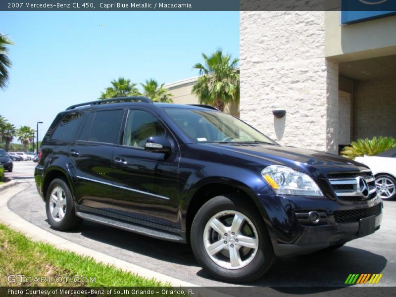 Capri Blue Metallic / Macadamia 2007 Mercedes-Benz GL 450