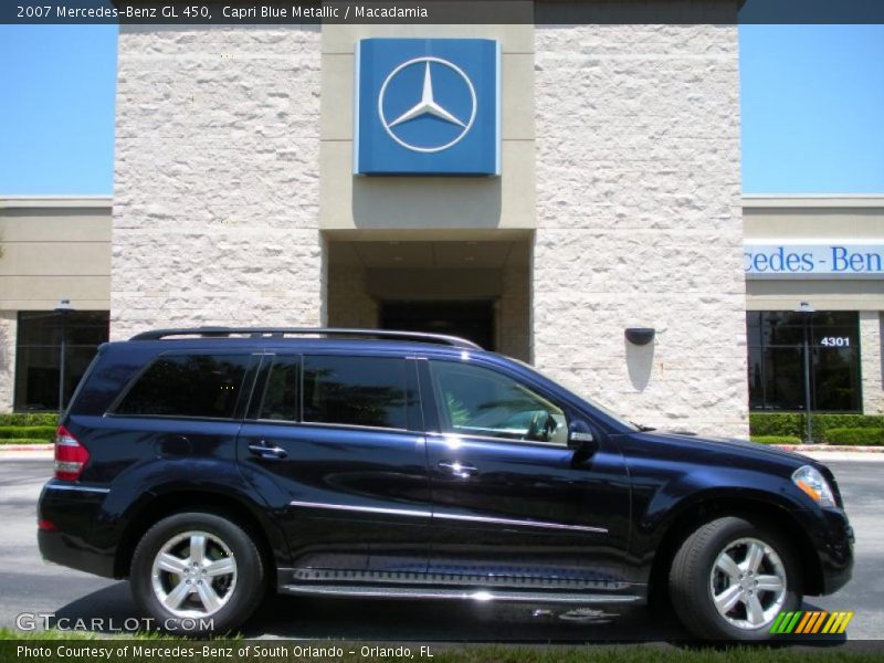 Capri Blue Metallic / Macadamia 2007 Mercedes-Benz GL 450