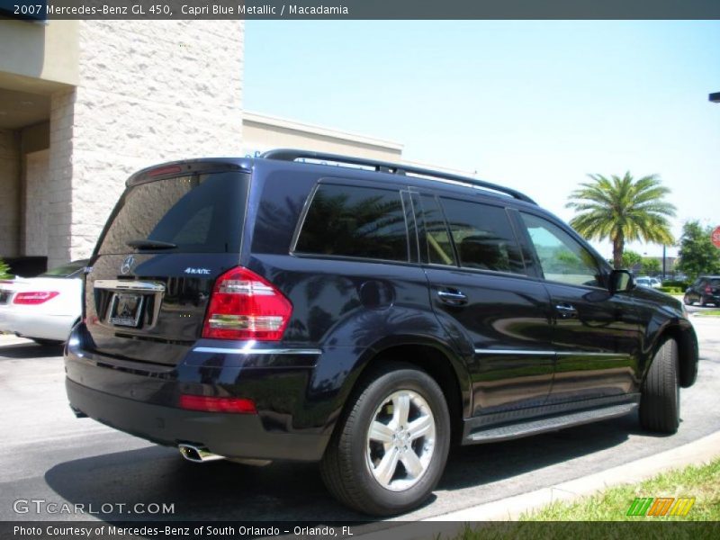 Capri Blue Metallic / Macadamia 2007 Mercedes-Benz GL 450